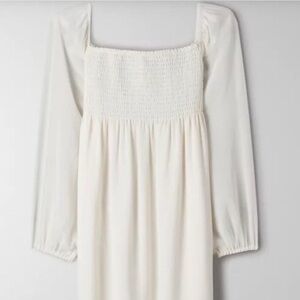 Wilfred White Cream Sorbet Mini Dress